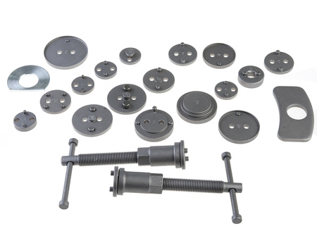 Zestaw do wyciskania tłoczków hamulcowych 21 elementy GEKO