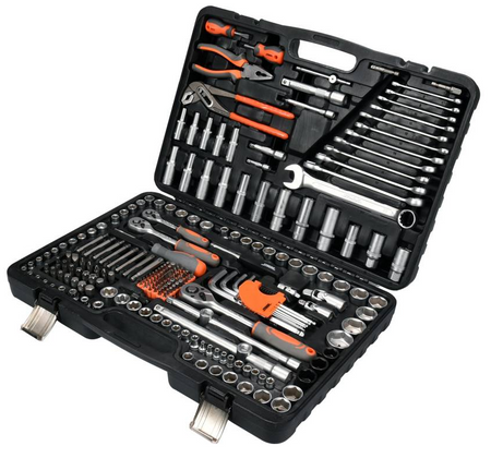 Zestaw nasadek grzechotki bity 225 el STHOR 58693 YATO