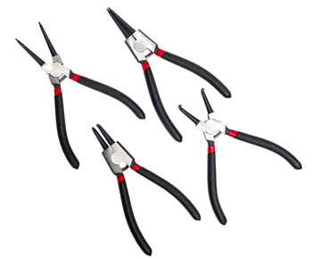 Szczypce Segera 7" Zestaw 4 sztuki SILVER