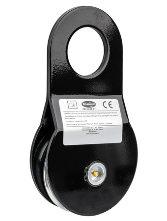 Zblocze linowe wyciągarki bloczek 8T TITANIUM WINCH