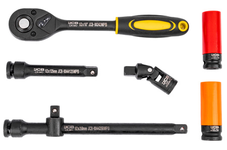 Profesjonalne klucze nasadowe zestaw 32el. 1/2" JCB