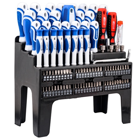 Zestaw śrubokrętów wkrętaków bity klucze nasadki imbusy torx z magnesem 100el FALON-TECH