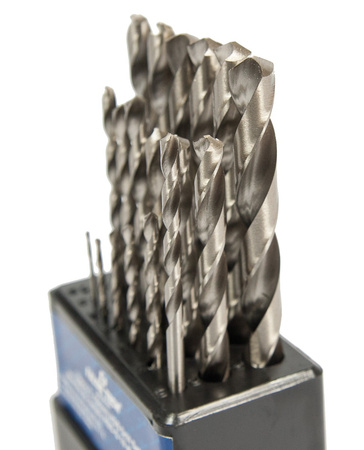 Wiertła do metalu 1-10 mm wiertło (zestaw 19 szt) FALON-TECH