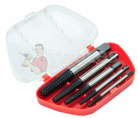 Wykrętaki do urwanych/zerwanych śrub 5 elementów GEKO