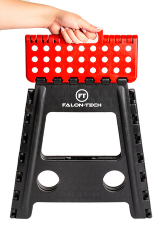 Stołek warsztatowy taboret składany siedzisko krzesło wysokość 40cm 100 kg FALON-TECH