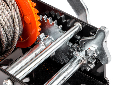 Wyciągarka korbowa linowa uciąg 1125 kg 2500 LBS FALON-TECH