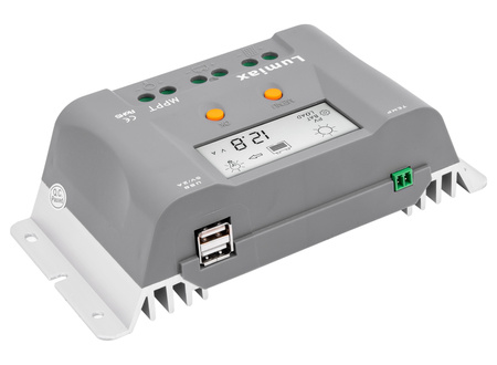 Regulator napięcia paneli fotowoltaicznych z panelem LCD 10A 12V MPPT 4SUN