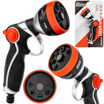 Zraszacz pistoletowy ogrodowy 7 - funkcyjny YATO