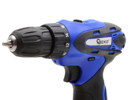 Wiertarko-wkrętarka akumulatorowa 18V +adaptery (2xAkumulator) GEKO