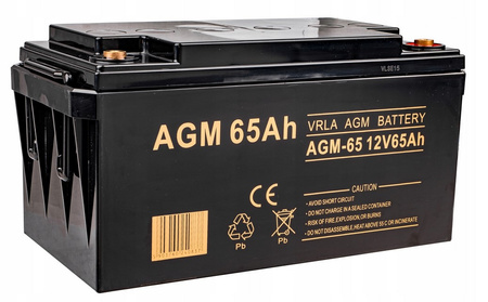 Zestaw solarny bateria słoneczna 180W 65Ah (Panel, Przetwornica 1000S, Akumulator)