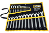 Klucze płasko oczkowe 6-32 mm 25 sztuk (płachta) JCB