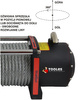 Wyciągarka elektryczna 12v 12000 lbs renegade z liną stalową TITANIUM WINCH