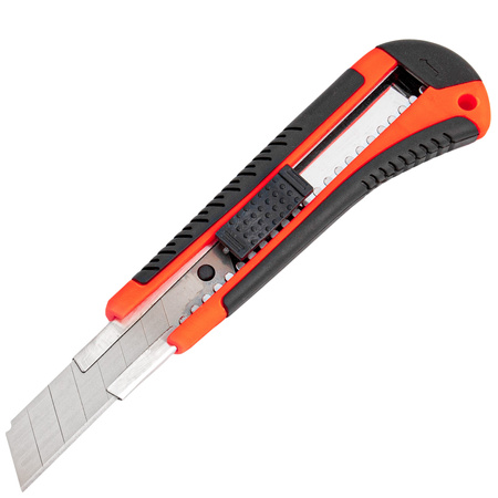 Nóż nożyk uniwersalny ostrze łamane 18 mm (do tapet, wykładzin) MAR-POL