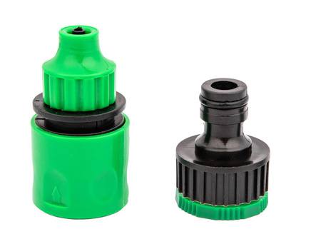 Przyłącze szybkozłącza do węża ogrodowego na kran 3/4" i 1/2" nawadniania VOLT POLSKA