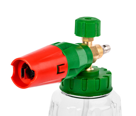 Pianownica mosiężna pistolet do myjki ciśnieniowej 220 BAR zbiornik 1l ROCKFORCE