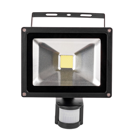 Naświetlacz Lampa LED z czujnikiem ruchu + Panel solarny 20W VOLT POLSKA