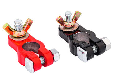 Klemy aluminiowe uniwersalne do akumulatora FALON-TECH