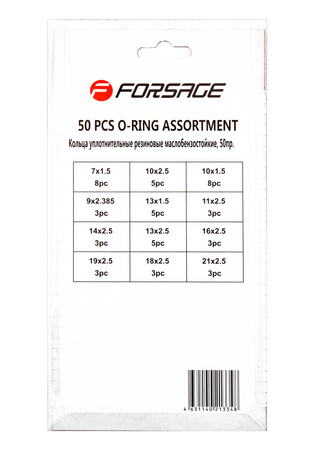 Oringi gumki uszczelki gumowe 50 sztuk FORSAGE