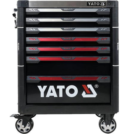 Szafka serwisowa 7 szuflad blokada otwarcia YATO