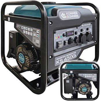 Agregat generator inwerterowy KS 4500i 4,5 kW tryb ekonomiczny Könner & Söhnen KS
