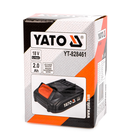 Akumulator 18V LI-ION 2,0Ah bateria do elektronarzędzi system ładowarka YATO