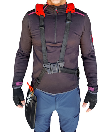 Szelki nośne do kosy spalinowej dwuramienne wzmocnione