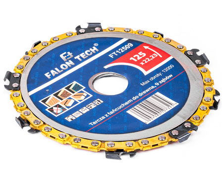 Tarcza do drewna łańcuchowa 125x22,2x9T FALON-TECH