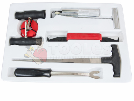 Zestaw do wycinania demontażu szyb samochodowych 7el GEKO