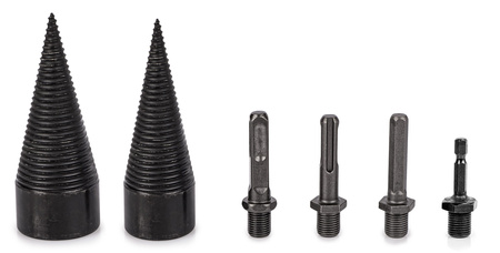 Świder do rozłupywania łupania drewna wiertło stożkowe stożek klin 32 42 mm SILVER