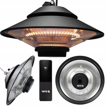 Grzejnik promiennik podczerwieni tarasowy parasol grzewczy 1500w 1,5Kw YATO