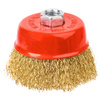 Szczotka druciana doczołowa drut mosiądz M14 75 mm FALON-TECH