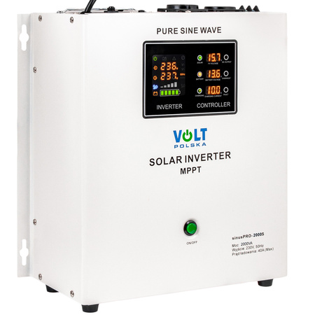 Przetwornica solarna UPS SINUSPRO 2000S (24V/2000W) VOLT POLSKA