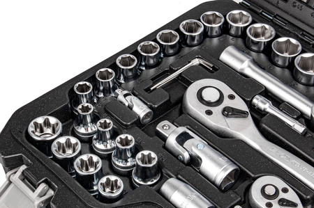 Zestaw kluczy nasadowych klucze nasadowe bity torx 108 sztuk YT-38791 YATO