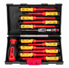 Zestaw wkrętaki izolowane śrubokręty dla elektryka solidne 1000v 13el AW TOOLS