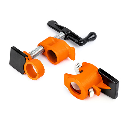 Zestaw 4x ścisk stolarski rurowy bezkońcowy 3/4" zacisk na rurę FALON-TECH