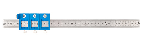 Szablon stolarski centrujący przyrząd znacznik wzór do otworów 25cm FALON-TECH
