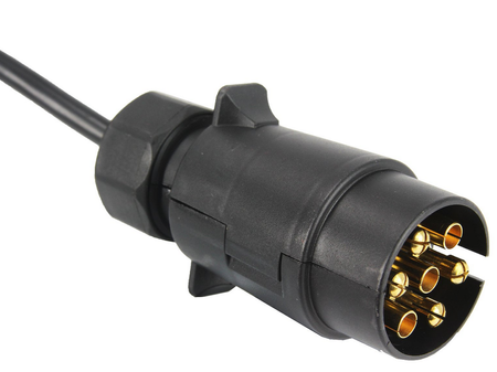 Zestaw lamp do przyczepki światła tylne trójkąt homologacja E4 12V 7PIN MAR-POL