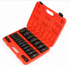 Zestaw nasadki udarowe nasadowe 1/2" do klucz pneumatyczny 10-38mm 20szt MAR-POL