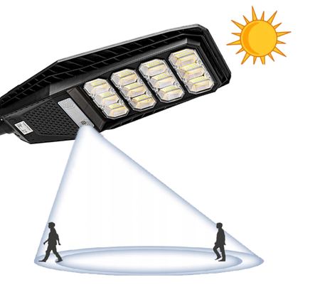 Lampa solarna uliczna LED 240W czujnik ruchu pilot VOLT POLSKA