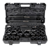 Zestaw klucze nasadowe udarowe 3/4" + 1" 26el. JCB