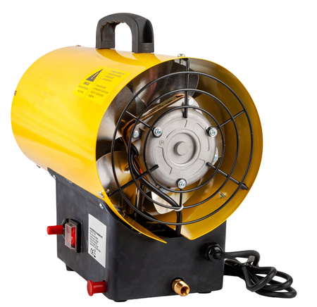 Nagrzewnica dmuchawa gazowa piecyk 20kW wąż + reduktor SILVER