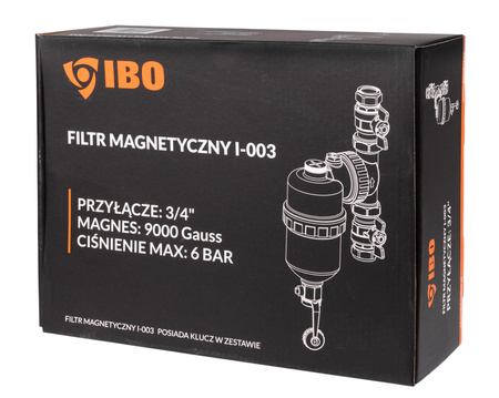 Filtr magnetyczny separator zanieczyszczeń I-003 3/4" IBO