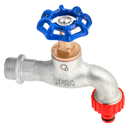 Zawór kran czerpalny grzybkowy żeliwny ocynkowany z szybkozłączką 3/4" DN20 DIAMOND