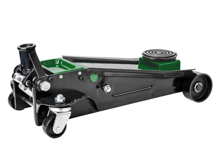 Mocny podnośnik samochodowy niskoprofilowy 2 tłoki żaba lewarek guma 3T ROCKFORCE