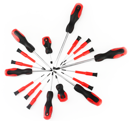 Śrubokręty wkrętaki PZ PH Torx precyzyjne Cr-V 18el magnes zestaw + stojak MAR-POL