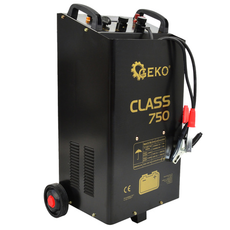 Prostownik z rozruchem CLASS 750 12/24V 700A LCD GEKO