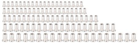 Nitownica ręczna z 5 końcówkami do nitonakrętek M3-M8 + 100szt nitów nitonakrętek FALON-TECH