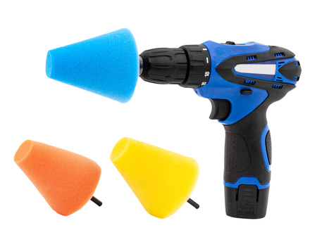 Gąbka polerska stożek do polerowania felg (komplet 3 sztuki) FALON-TECH