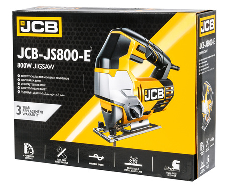 Wyrzynarka przecinarka piła do drewna metalu elektryczna mocna 800w JCB