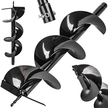 Wiertło do wiertnicy świdra ∅200mm 20x80cm trzpień MAR-POL